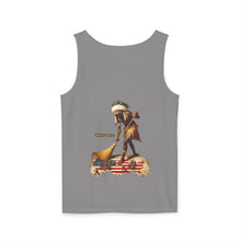 Load image into Gallery viewer, Graphic Tank Top — Vintage Michael Jackson Dance &amp; Native Americana Illustration
