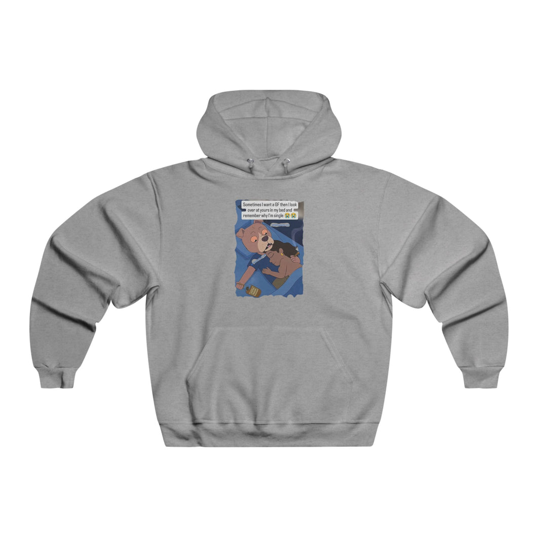 Uapologetic Cartoon Hoodie, Cozy Sweatshirt for Men, Perfect Gift, Casual Wear, Unique Graphic Hoodie