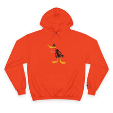 Load image into Gallery viewer, Champion Hoodie - Genius Duck Damn Skippy Design
