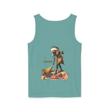 Load image into Gallery viewer, Graphic Tank Top — Vintage Michael Jackson Dance &amp; Native Americana Illustration
