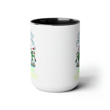 Load image into Gallery viewer, Two-Tone Holiday Coffee Mugs, 15oz an excellent gift item
