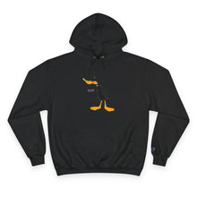 Load image into Gallery viewer, Champion Hoodie - Genius Duck Damn Skippy Design
