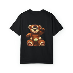 Garment-Dyed "Genius Bear" T-shirt