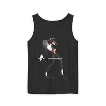 Load image into Gallery viewer, Graphic Tank Top — Vintage Michael Jackson Dance &amp; Native Americana Illustration
