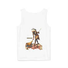 Load image into Gallery viewer, Graphic Tank Top — Vintage Michael Jackson Dance &amp; Native Americana Illustration
