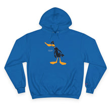 Load image into Gallery viewer, Champion Hoodie - Genius Duck Damn Skippy Design
