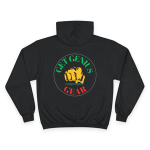 Champion Hoodie - Genius Duck Damn Skippy Design