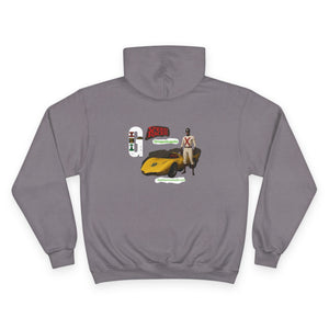 Vibrant Champion Hoodie, Casual Wear for Everyday Adventures, Perfect Gift for Birthdays, Holidays, and Cozy Nights, Unique Art Design
