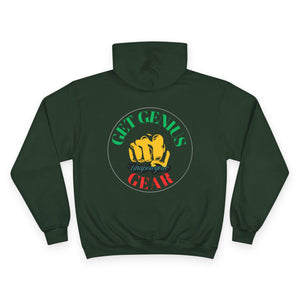 Champion Hoodie - Genius Duck Damn Skippy Design