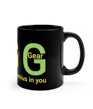 Load image into Gallery viewer, Genius Mug (black, red, gold, green)
